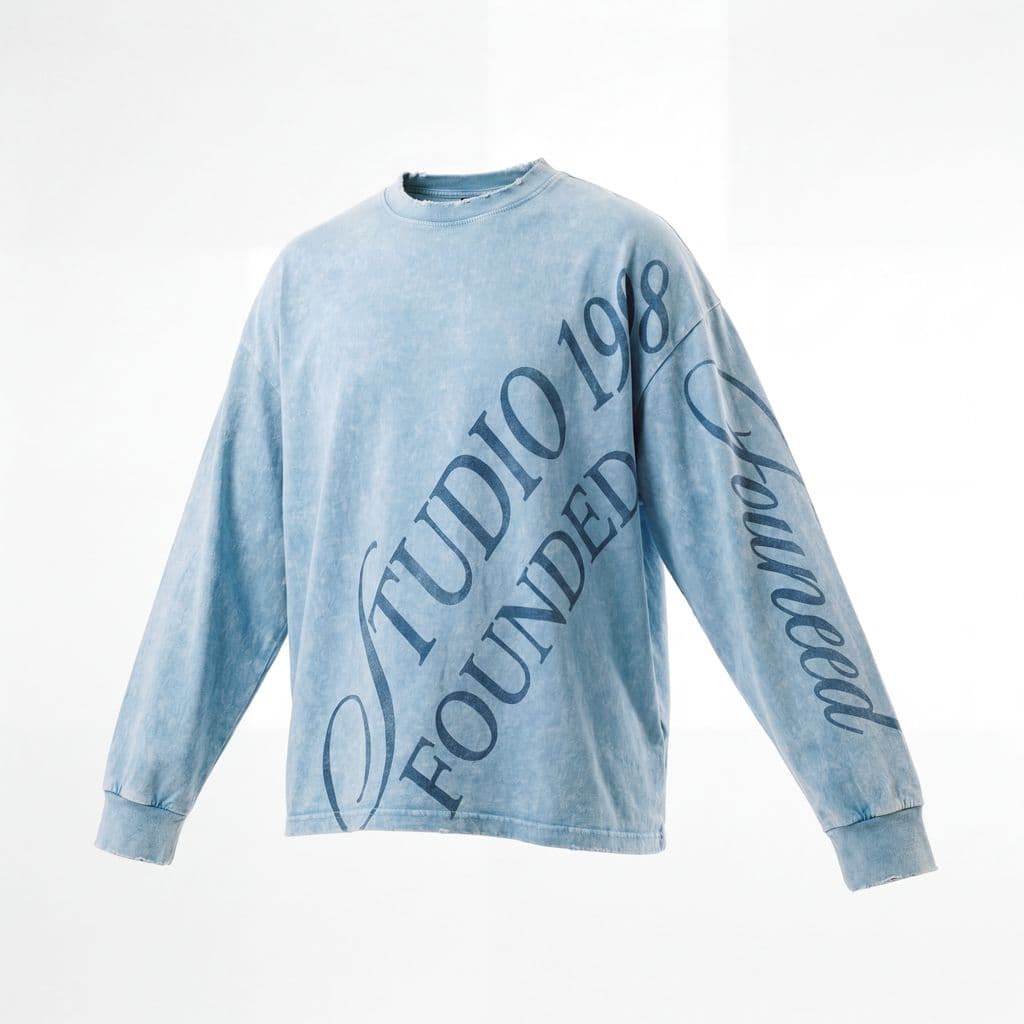 Fiction™ – Oversized graphic long-sleeve tee